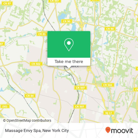 Massage Envy Spa map