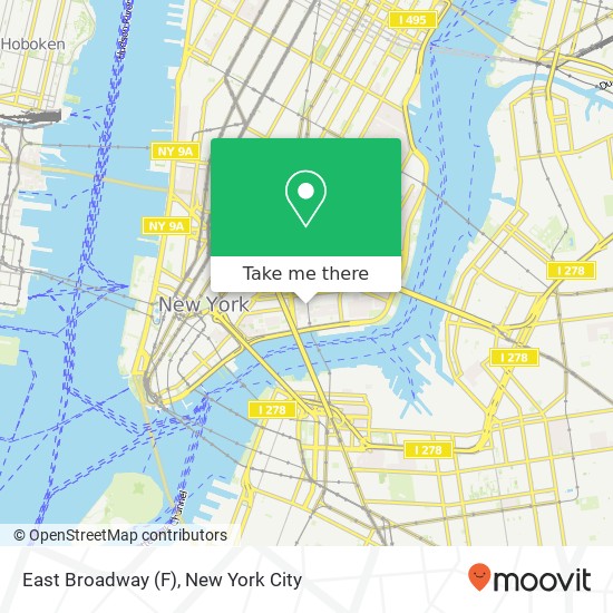 East Broadway (F) map