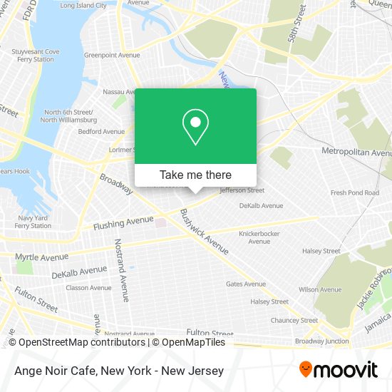 Mapa de Ange Noir Cafe