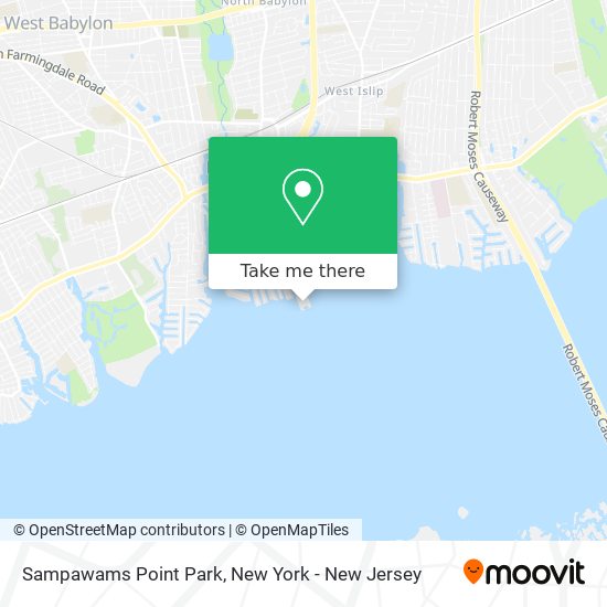 Sampawams Point Park map