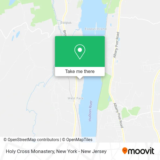 Holy Cross Monastery map