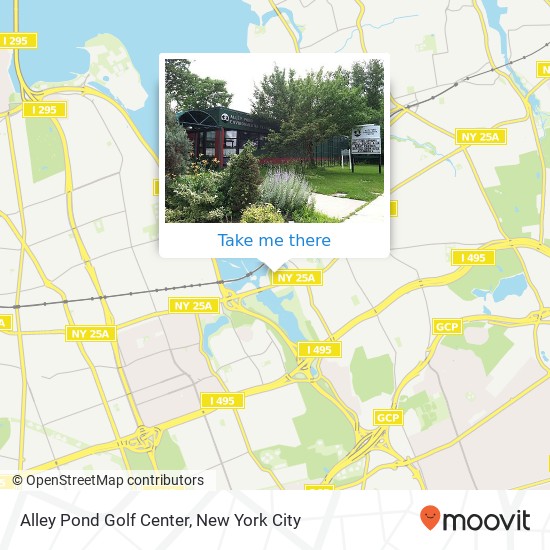 Alley Pond Golf Center map