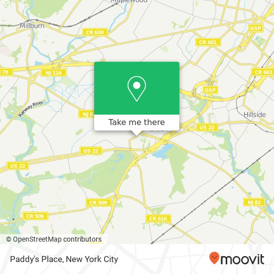 Mapa de Paddy's Place