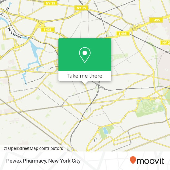 Mapa de Pewex Pharmacy