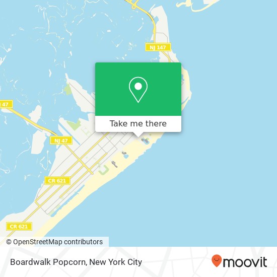 Boardwalk Popcorn map