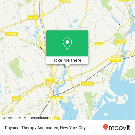 Physical Therapy Associates map