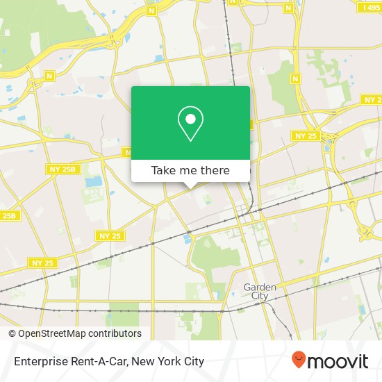 Mapa de Enterprise Rent-A-Car