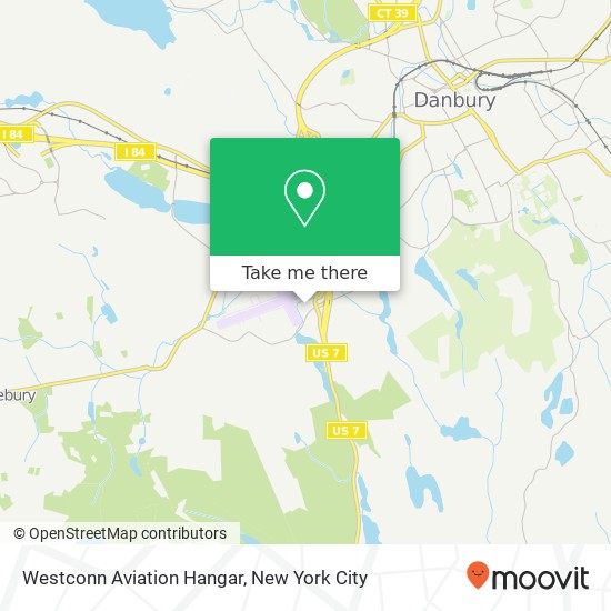 Westconn Aviation Hangar map