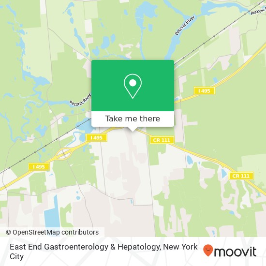 East End Gastroenterology & Hepatology map