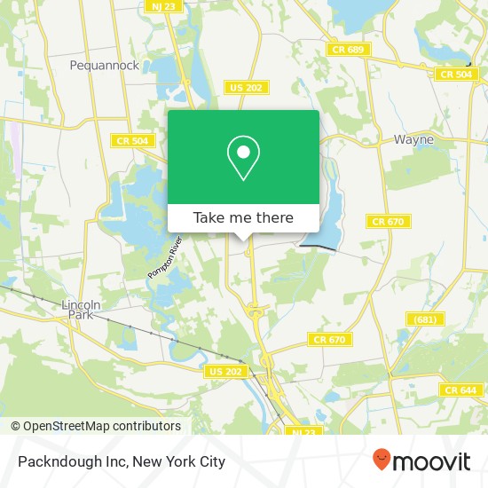Mapa de Packndough Inc