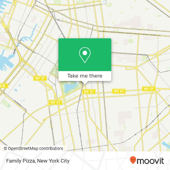 Mapa de Family Pizza