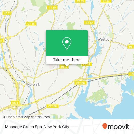 Massage Green Spa map