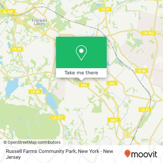 Mapa de Russell Farms Community Park