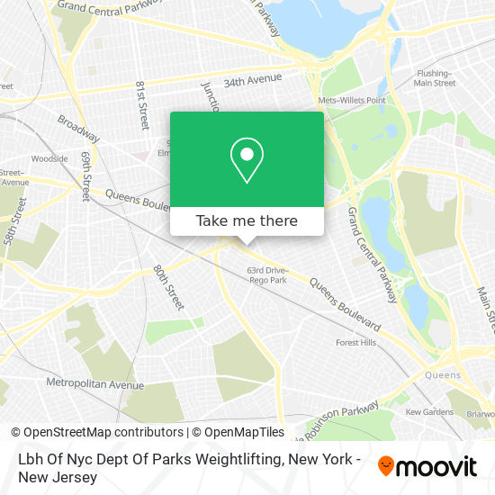 Lbh Of Nyc Dept Of Parks Weightlifting map