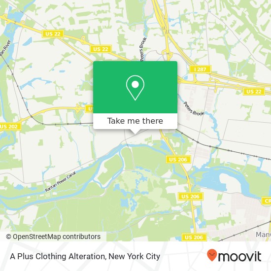 Mapa de A Plus Clothing Alteration