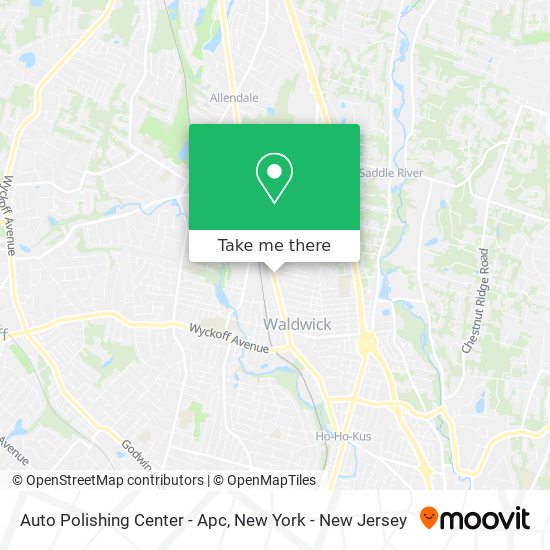 Auto Polishing Center - Apc map