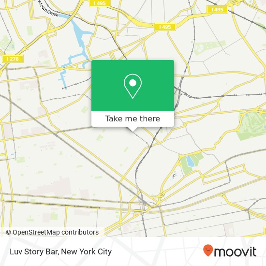 Luv Story Bar map