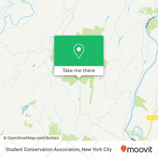 Student Conservation Association map