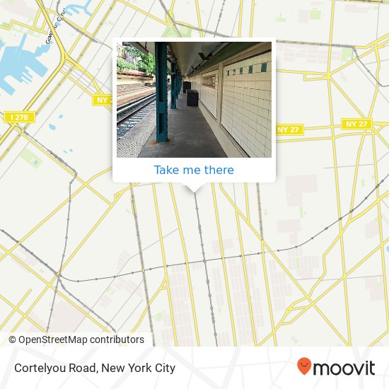 Cortelyou Road map