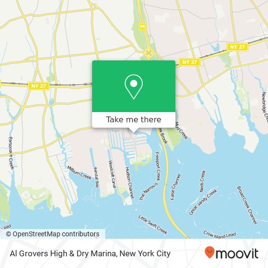 Mapa de Al Grovers High & Dry Marina