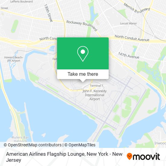 American Airlines Flagship Lounge map