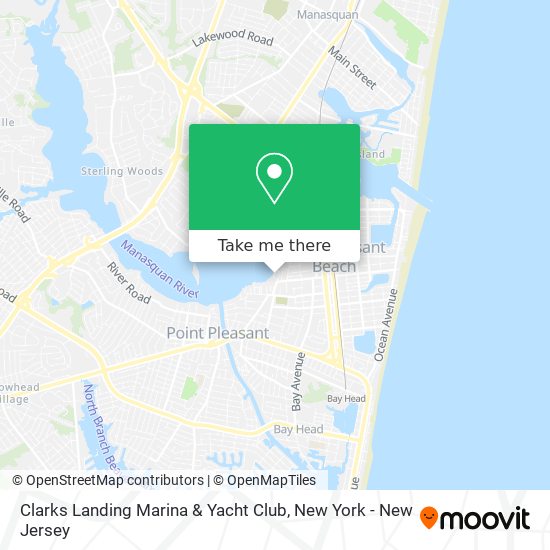 Mapa de Clarks Landing Marina & Yacht Club
