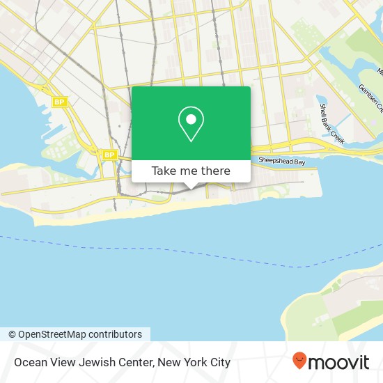 Ocean View Jewish Center map
