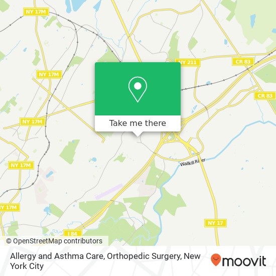 Allergy and Asthma Care, Orthopedic Surgery map