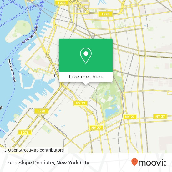 Mapa de Park Slope Dentistry