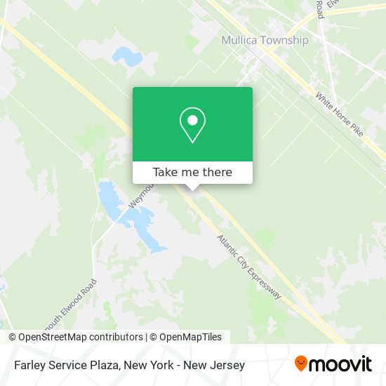 Farley Service Plaza map