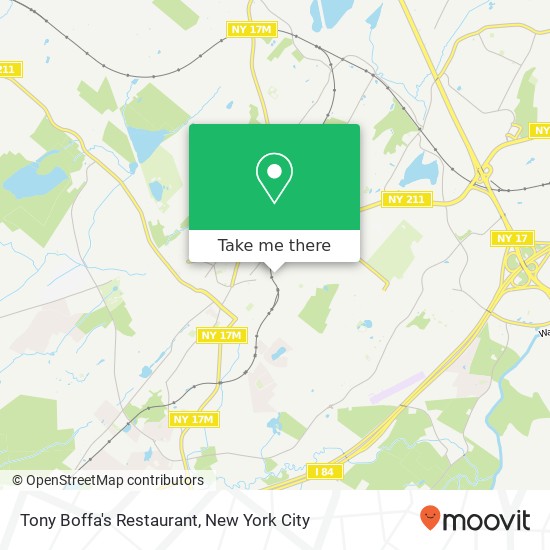 Mapa de Tony Boffa's Restaurant