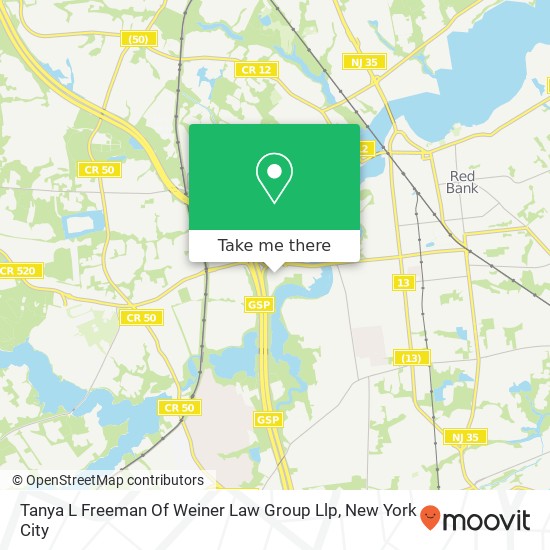 Tanya L Freeman Of Weiner Law Group Llp map