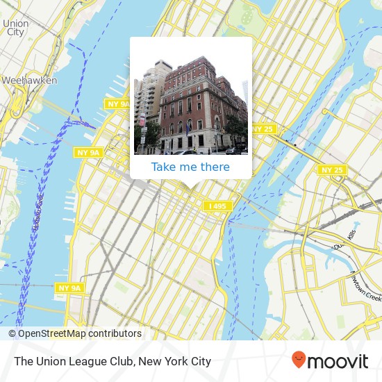 Mapa de The Union League Club