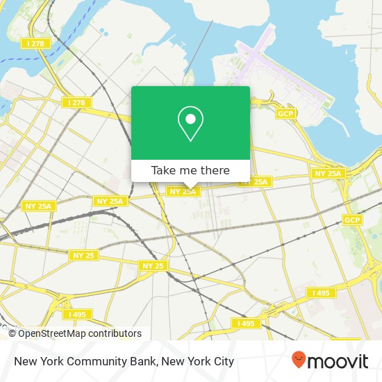 New York Community Bank map