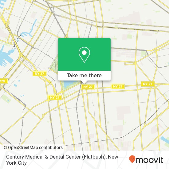 Mapa de Century Medical & Dental Center (Flatbush)