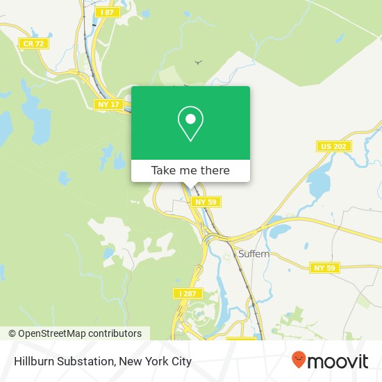 Mapa de Hillburn Substation