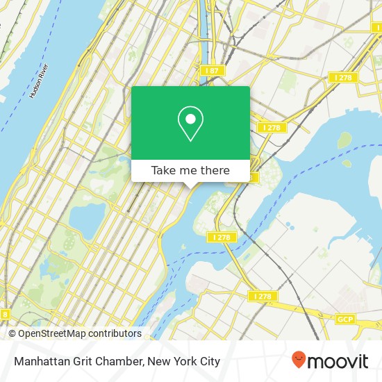 Mapa de Manhattan Grit Chamber