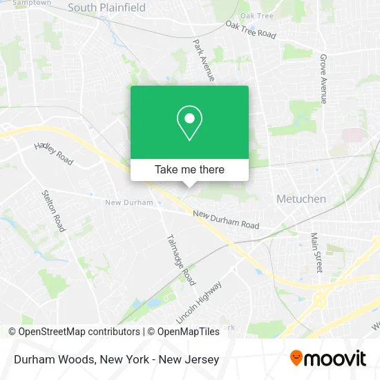 Durham Woods map