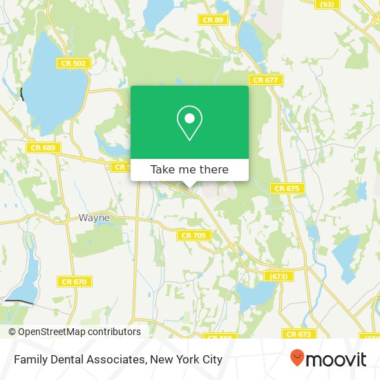 Family Dental Associates map