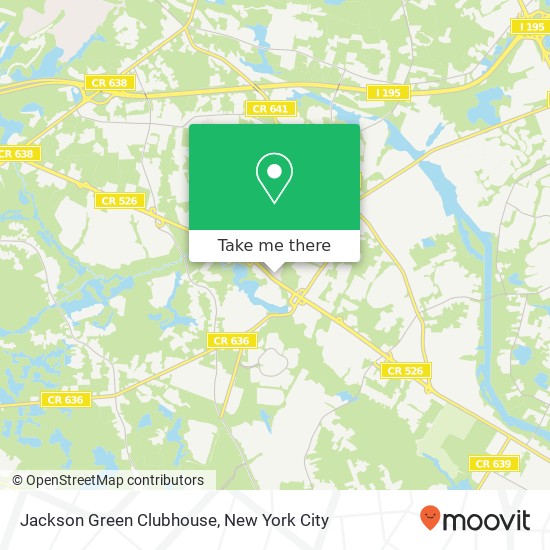 Mapa de Jackson Green Clubhouse