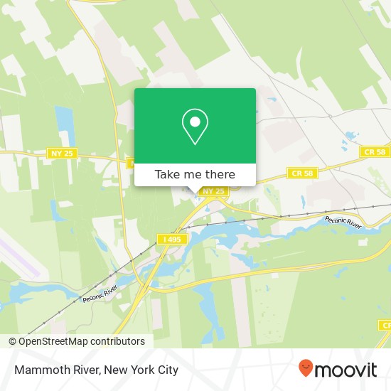 Mapa de Mammoth River
