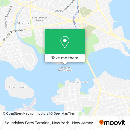 Soundview Ferry Terminal map