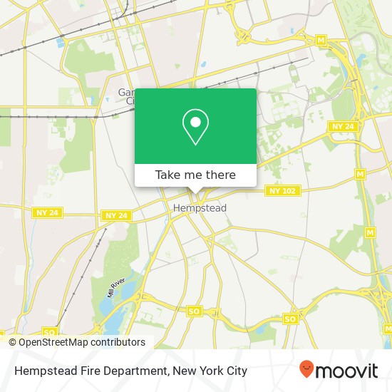 Mapa de Hempstead Fire Department