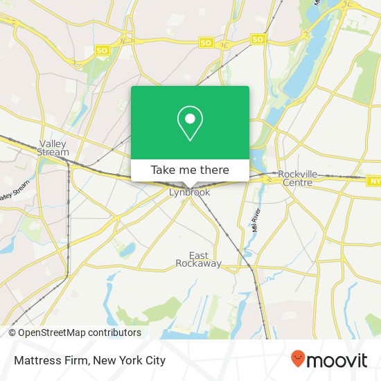 Mattress Firm map