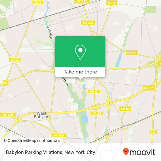 Babylon Parking Vilations map