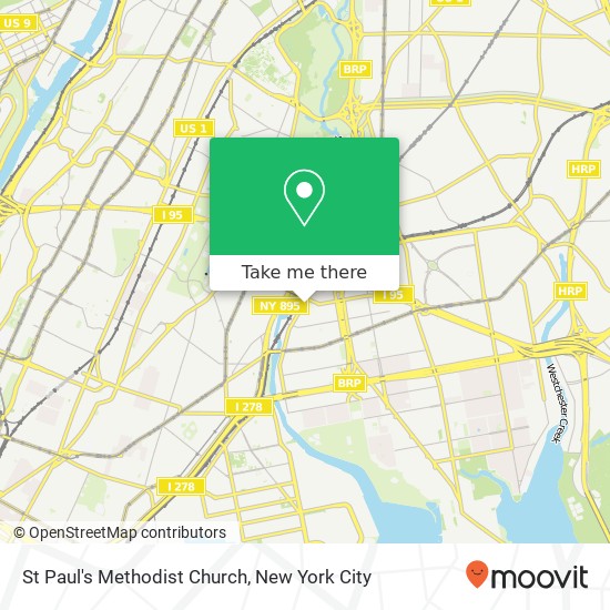 Mapa de St Paul's Methodist Church