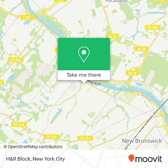 H&R Block map