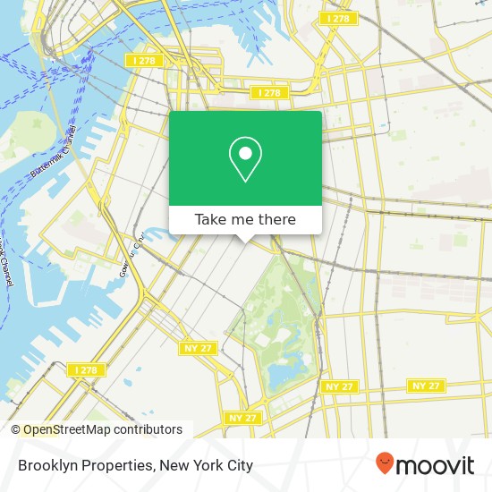 Mapa de Brooklyn Properties