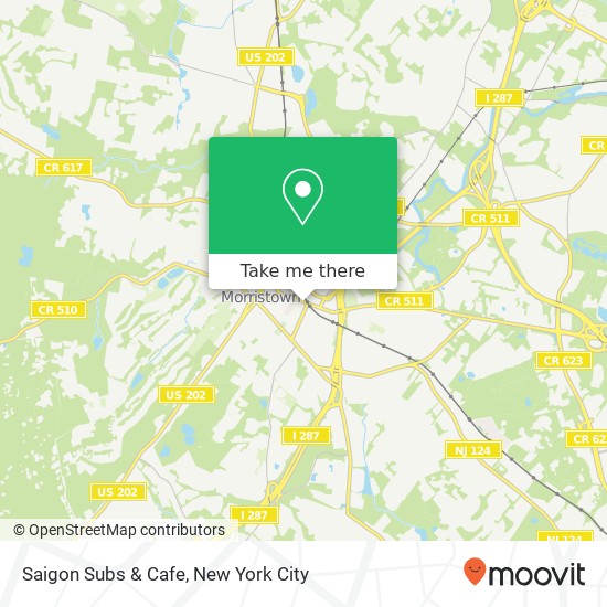 Mapa de Saigon Subs & Cafe