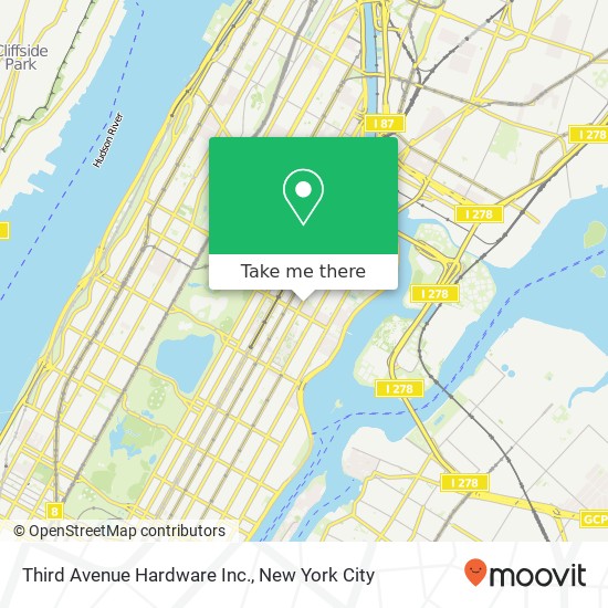 Mapa de Third Avenue Hardware Inc.